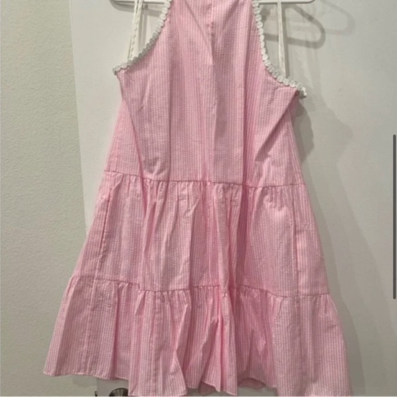 Lilly Pulitzer Britt Seersucker Striped Halter Dress - Picture 6 of 6